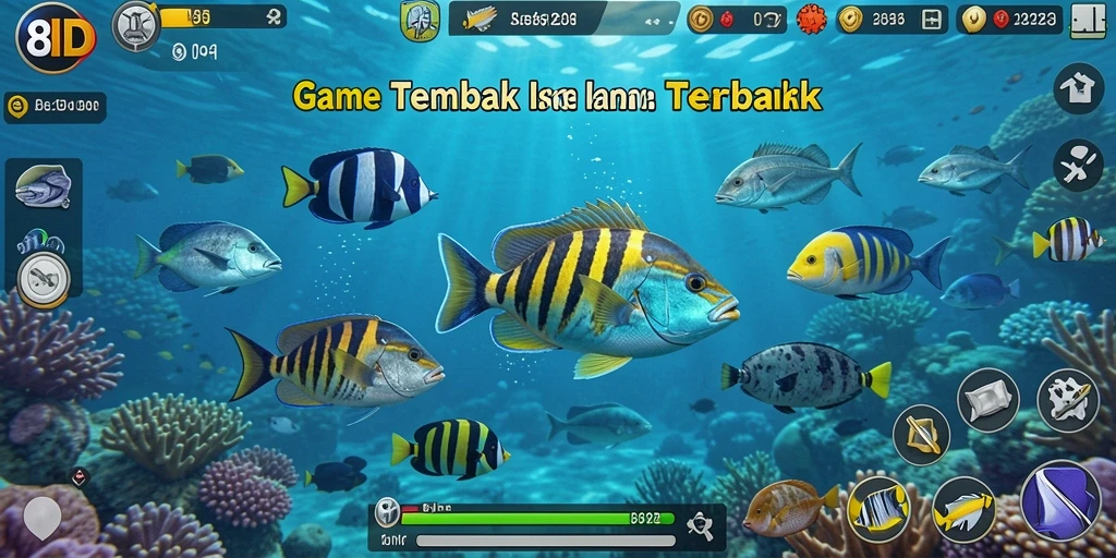 Gameplay Tembak Ikan yang seru dan penuh tantangan.