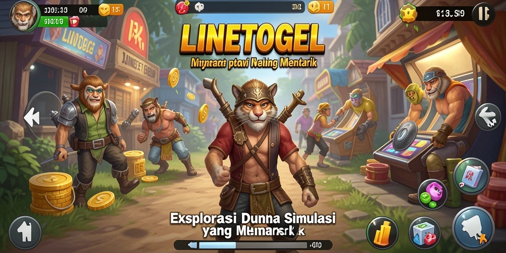 Screenshot gameplay LINETOGEL yang menunjukkan strategi dan aksi seru.