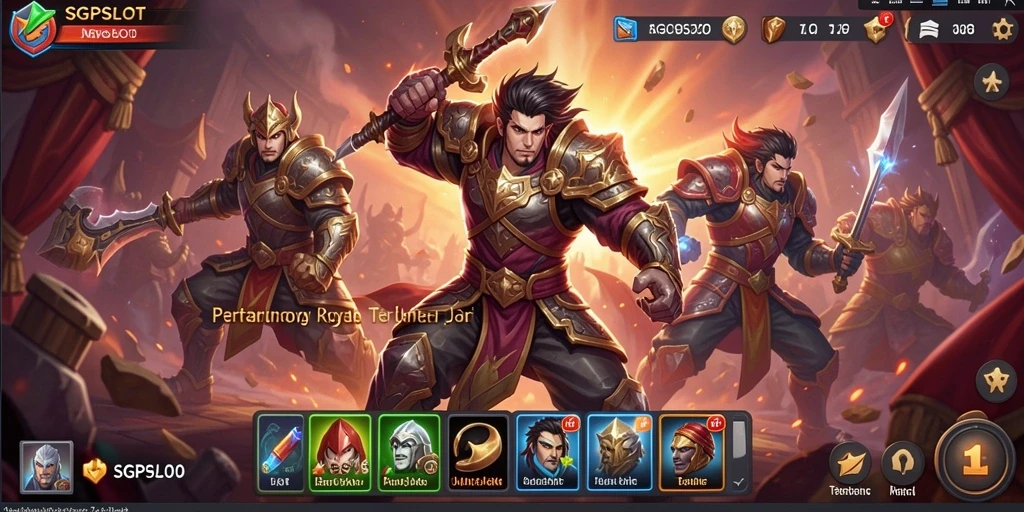 Screenshot memperlihatkan aksi seru dalam gameplay Battle Royale.