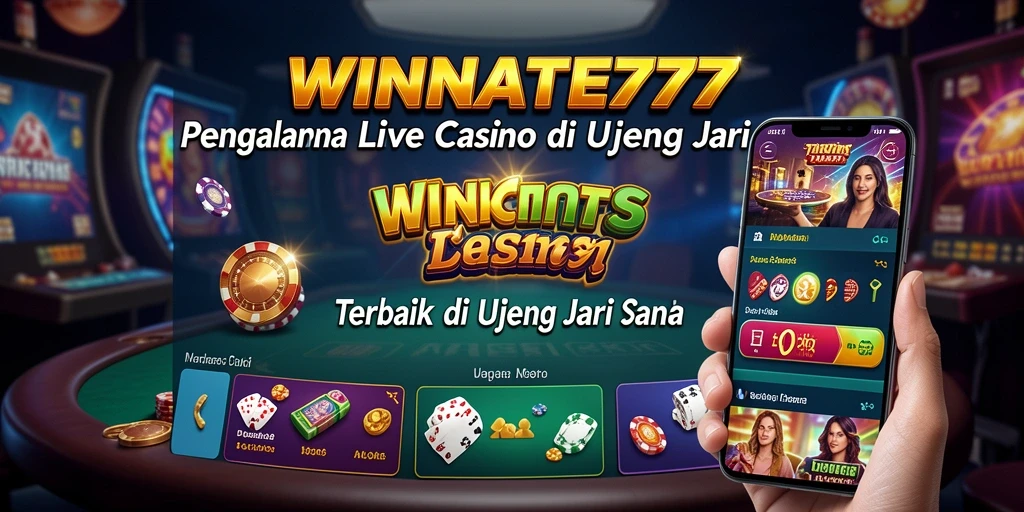 Tampilan gameplay Live Casino yang mendebarkan di WINRATE777.